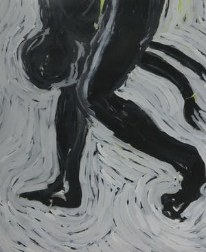 Frans Verschoor - Acryl op papier, Zonder titel II - Ingelijst (Zeer groot) kopen? Bied vanaf 1!