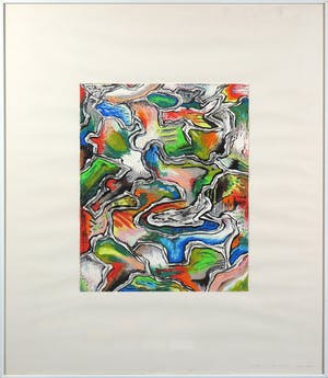 Marjolijn van den Assem - Gemengde techniek, Zonder titel - Ingelijst kopen? Bied vanaf 1!