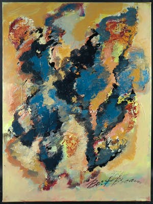 Bert Braam - Acryl op doek, Zonder titel kopen? Bied vanaf 1!