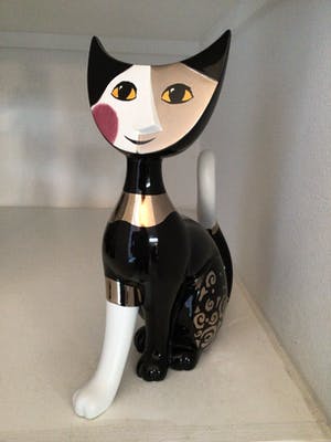 Rosina Wachtmeister - Kattenbeeld “ PIERLUIGI “. 30 cm hoog ! kopen? Bied vanaf 135!