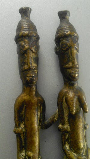 Brons (Onbekend) - West Afrika man en vrouw kopen? Bied vanaf 29!