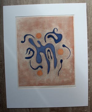 Betsy Huitema-Kaiser - Zeefdruk: Gestoeld op Kadinsky kopen? Bied vanaf 25!