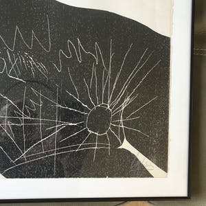 Ruperto Urzua Peres - Prachtige houtsnede - "SOL V" - Gesigneerd - EA II/IV kopen? Bied vanaf 165!