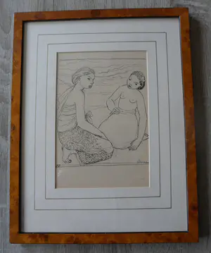 Gabriëlle Ferrand - Pentekening, kopen? Bied vanaf 25!