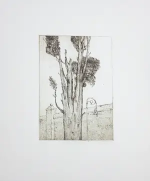 Dieter Kraemer - Mappe mit 6 Radierungen, Villa Massimo kopen? Bied vanaf 1!