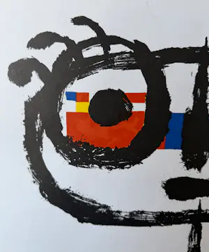 Joan Miro - Rood gezicht kopen? Bied vanaf 47!