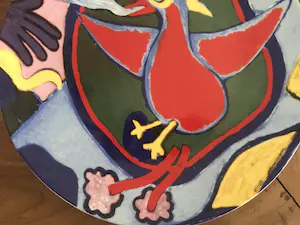 Corneille - Corneille -Vuurvogel- Het originele keramische bord. kopen? Bied vanaf 1!