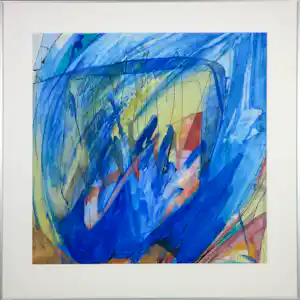 Buy Susan Schildkamp - Gemengde techniek op papier, Zonder titel - Ingelijst? Bid from 60!