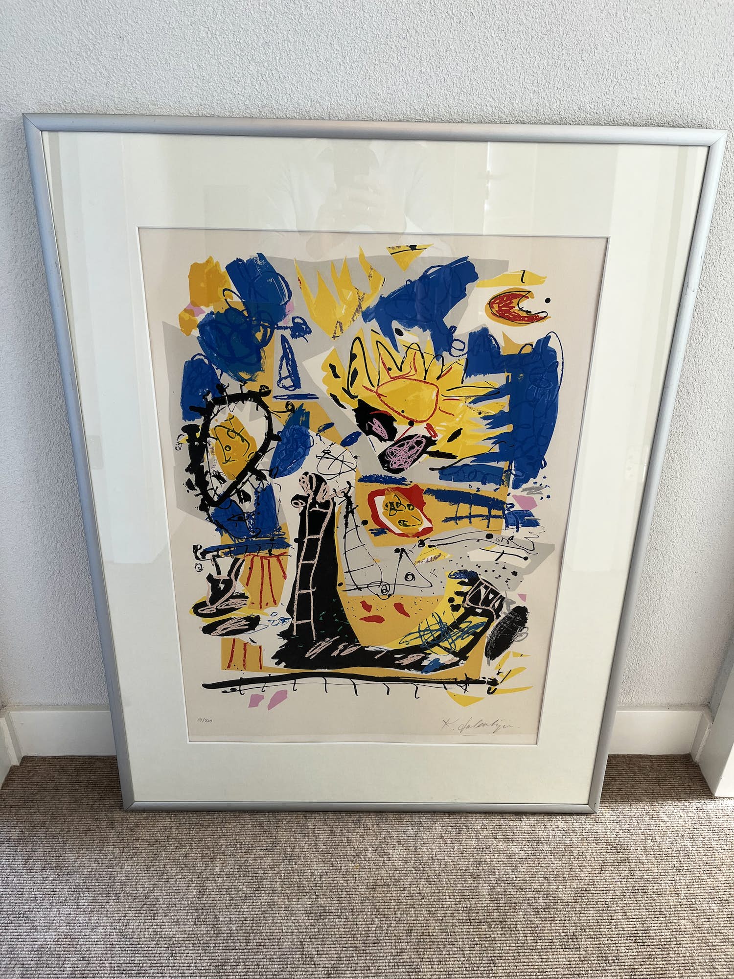 Kees Salentijn - Hommage a Van Gogh III verkocht voor € 75!
