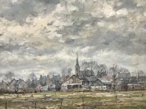 Jos Leurs - Dorpje Hulsel bij Eindhoven. kopen? Bied vanaf 425!