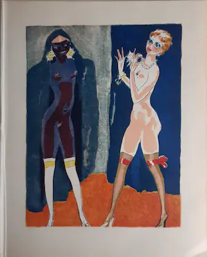 Kees van Dongen - houtgravure - La Comparaison kopen? Bied vanaf 50!