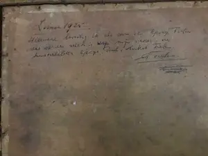George Tielens - prachtige potloodtekening met op de achterkant bevestiging echtheid kopen? Bied vanaf 1!