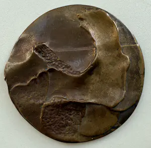 Ger Zijlstra - bronzen penning | 'Zonder titel' | 1977 (PENNINGKUNST) kopen? Bied vanaf 50!