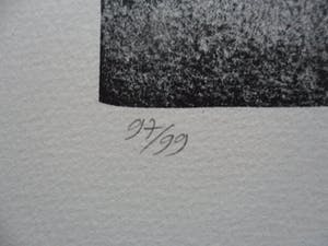 Jean-Baptiste Sécheret - Litho, titel. "Snoekkoppen III ". kopen? Bied vanaf 30!