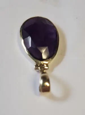 Zilveren Hanger met facet geslepen Amethyst kopen? Bied vanaf 45!