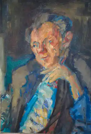 Steven Kwint - Portret - olieverf op linnen, 1965 - Heijdenrijk lijst verkocht voor € 295!