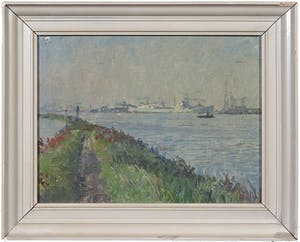 Josef Verheijen - (toegeschreven aan) - Olieverf op doek, Landschap - Ingelijst kopen? Bied vanaf 50!