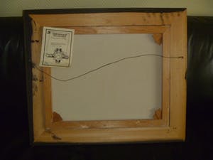 Niet of onleesbaar gesigneerd - zeer fraai stilleven met certificaat kopen? Bied vanaf 1!