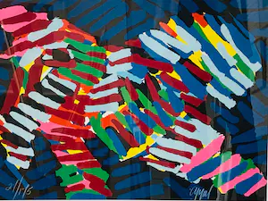 Karel Appel - Tibetan bird met nieuwe lijst! kopen? Bied vanaf 645!