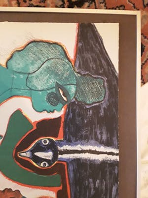 Corneille - 1982,titel,,zie foto,gesign.glasplaat kapot kopen? Bied vanaf 150!