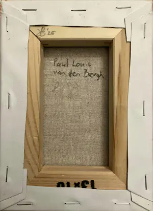 Paul Louis van den Bergh - Acryl en conté op linnen - Gesigneerd kopen? Bied vanaf 120!