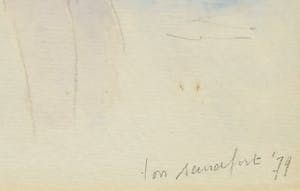Ton Sandfort - Aquarel, Staand naakt kopen? Bied vanaf 1!