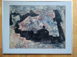 Pieter van Goudzwaard - abstract expressionisme - gemengde techniek kopen? Bied vanaf 75!