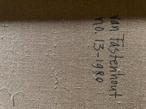 Geert van Fastenhout - Schilderij nr 13 uit 1980 kopen? Bied vanaf 200!