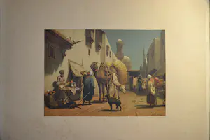 Willem de Famars Testas - chromolitho, straat in het oosten kopen? Bied vanaf 25!