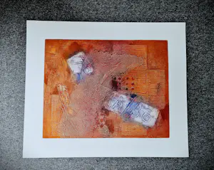 Enric Adsera Riba - Grote Reliëfdruk - serie JUTE A-76 b - kleine oplage (30) - potloodgesigneerd kopen? Bied vanaf 28!