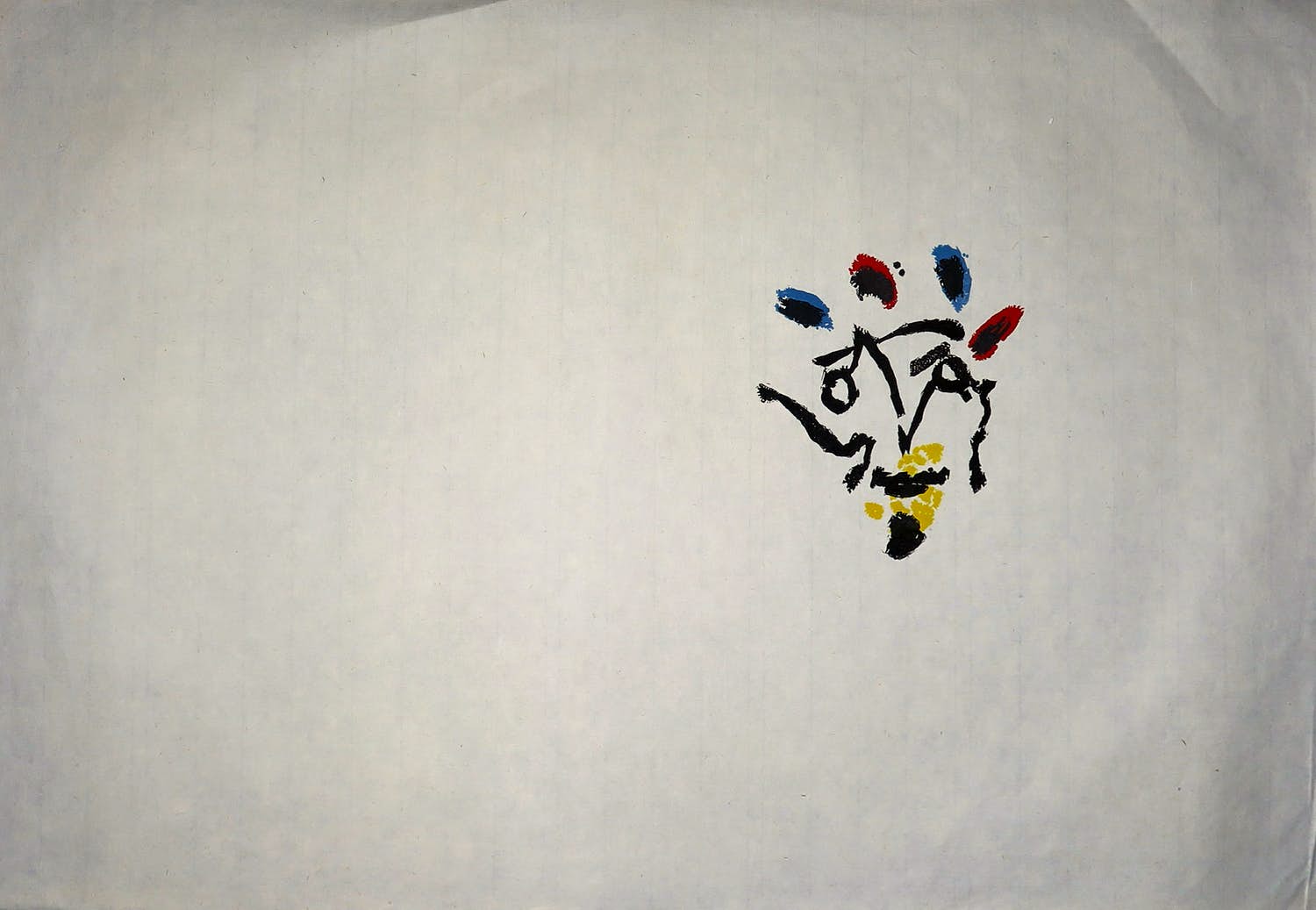 Jef Diederen - Linosnede op Japans papier, Zonder titel kopen? Bied vanaf 1!