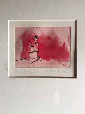 Constant - "De Volksteller - zeldzame proefdruk van Constant verkocht voor € 395!