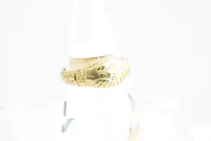 31 - Mooie 18 krt geel gouden Surinaamse vriendschaps-ring - unisex model kopen? Bied vanaf 250!