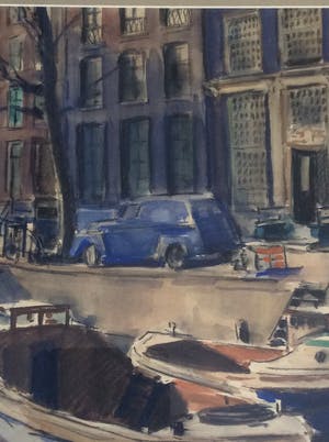 Bob Buys - 1912-1979. Grachtengezicht Amsterdam 1954 kopen? Bied vanaf 150!