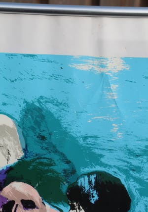 Kees van Bohemen - Zeefdruk: Compositie met drie figuren - 1974 kopen? Bied vanaf 75!