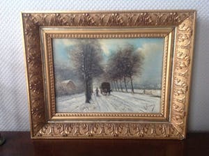 H. Hermans - Winterlandschap kopen? Bied vanaf 99!