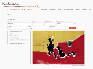 Constant - Japanese Love Call, litho (netjes ingelijst, groot) kopen? Bied vanaf 495!