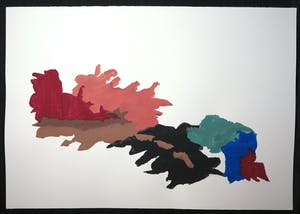 Henri Plaat - Gouache op papier, Abstract nr.1 (Groot) kopen? Bied vanaf 1!