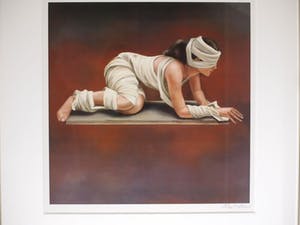 Ans Markus - Leeuw, subliem gelijst! kopen? Bied vanaf 185!