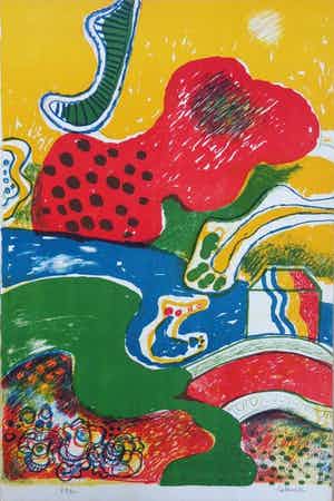 Jan Cobbaert - Abstracte compositie verkocht voor € 199!