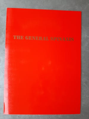 Panamarenko - General Spinaxis, Litho en Collage 2003, handgesigneerd met certificaat kopen? Bied vanaf 799!