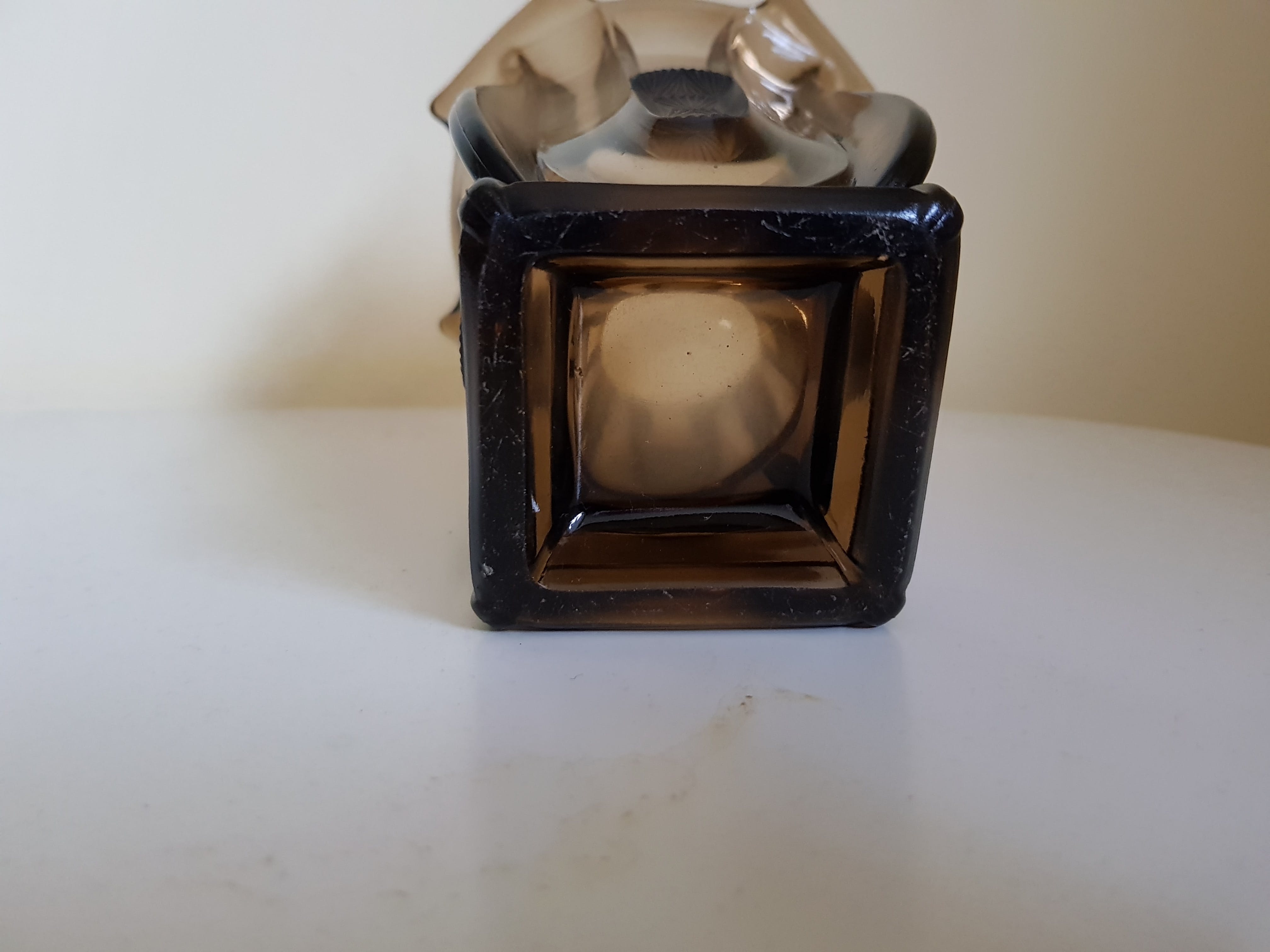 Walther glas - Bruin persglazen vaas kopen? Bied vanaf 20!