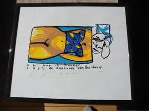 Herman Brood - Zeefdruk, "de zeelucht van Uw doos" kopen? Bied vanaf 225!