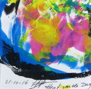 Hendrik Nijs - Acryl op papier, Hent van de dag kopen? Bied vanaf 1!