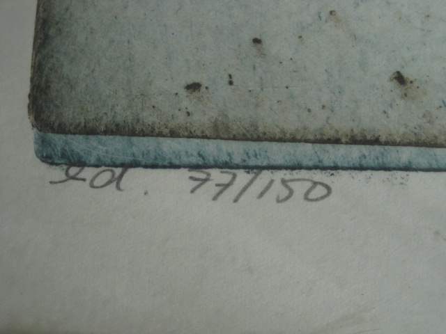 Sjef Henderickx - uitgesproken Kleur Ets "de Baviaan" gesigneerd en gedateerd  kopen? Bied vanaf 1!