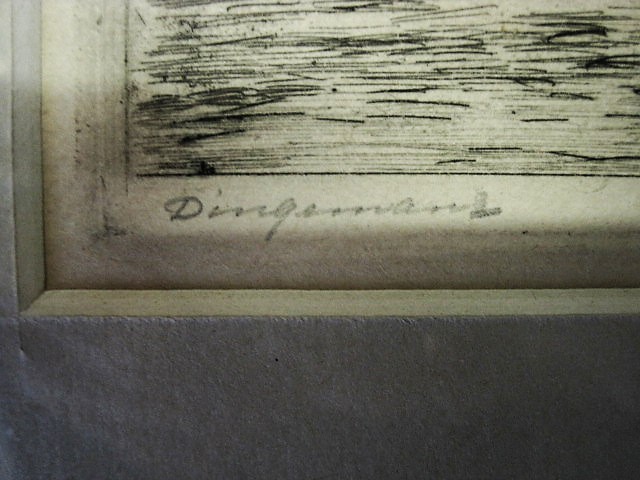 Waalko Jans Dingemans (sr.) - ETS "sleeperspaarden en figuren op een rotterdamse kade" gesigneerd kopen? Bied vanaf 1!