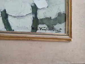 Hilaire Van Biervliet - Winterlandschap kopen? Bied vanaf 70!