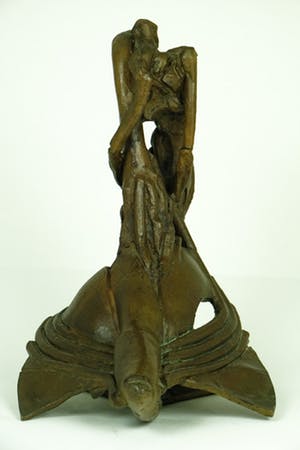 Brons (Onbekend) - Leda en de Zwaan - 12 kg kopen? Bied vanaf 795!