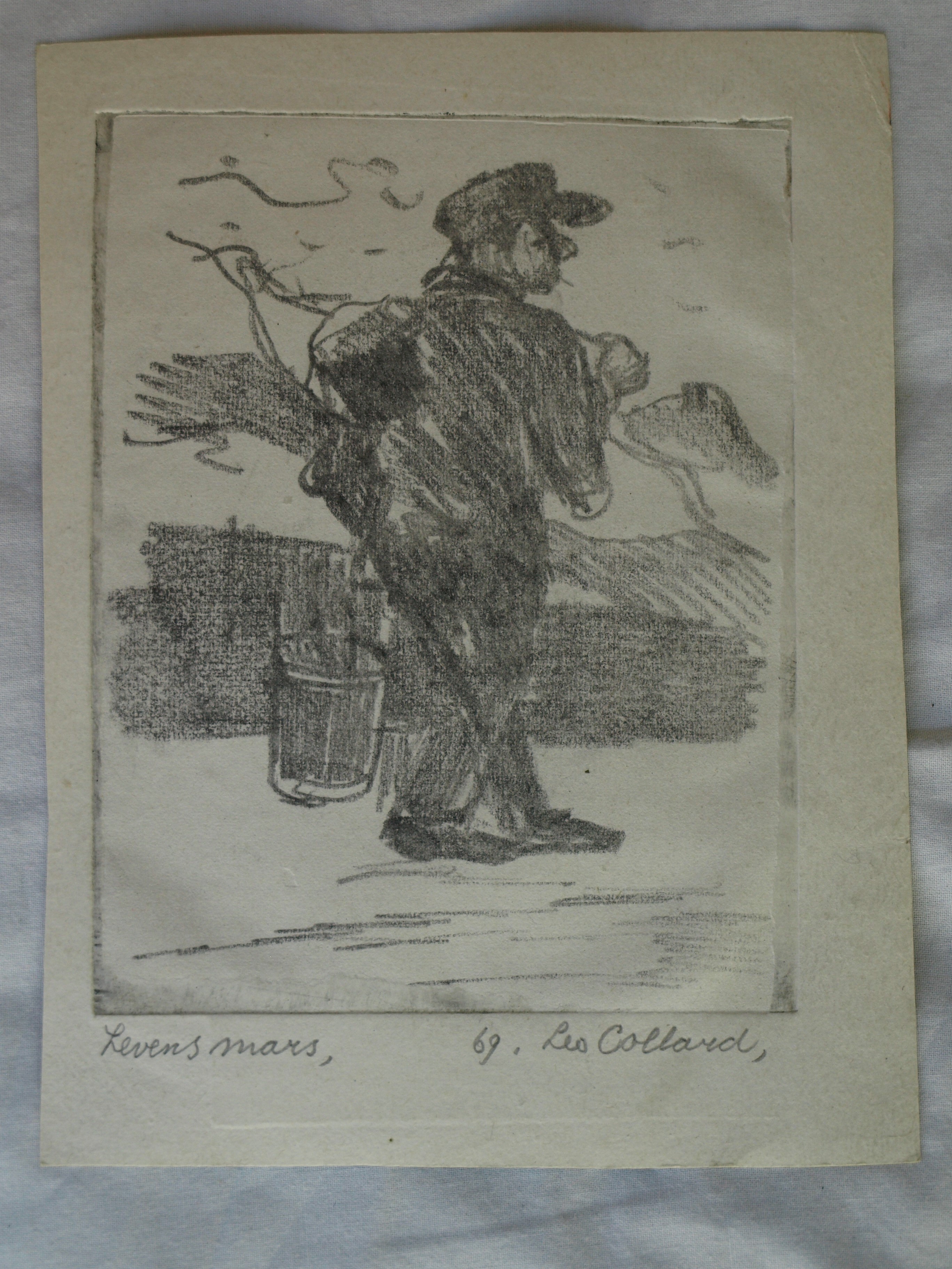 Leo Collard - Litho , Levensmars – 1969 kopen? Bied vanaf 1!