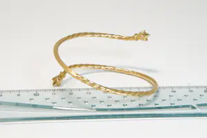 18 - 14 karaats roségouden rozenknop armband kopen? Bied vanaf 1230!